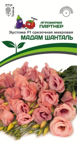 Эустома срезочная махровая абрикосовая Мадам Шанталь - Партнер фото 2