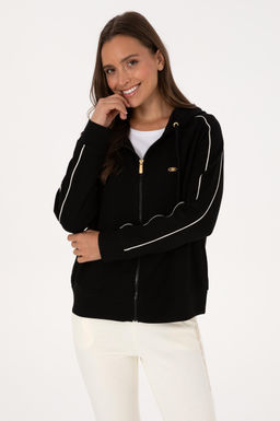 Kad_n Siyah Sweatshirt