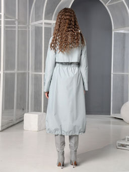 25130 Плащ ментоловый - Dizzyway фото 2