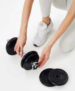 Диск обрезиненный STARFIT BB-202 2,5 кг, d=26 мм, стальная втулка, черный фото 6