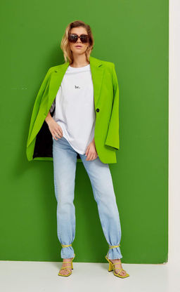 Футболка женская базовая F-03-06 белая - Fine joyce фото 4