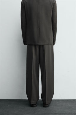 WOOL BLEND SUIT TROUSERS - Zara фото 3