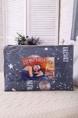 Покрывало-плед двухстороннее стеганое из полиэфирной ткани Полисатин Премиум 240Х212 N-Collection  фото 6