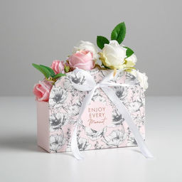 Цена за 5 шт. Переноска для цветов складная Enjoy every moment, 17 13 7 см