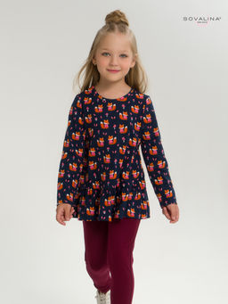 Костюм Алиса лисята на синем-марсала - Sovalina фото 15