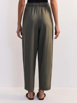 Льняные брюки с эластичным поясом ZR2605012106-13 / Zarina