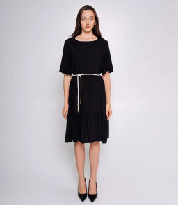 Платье #КТ69012, чёрный