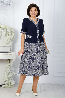 Платье Ninele 7431-Р темно-синий - Mira fashion фото 2534