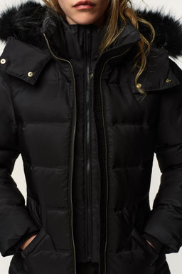 WATER-REPELLENT WINDPROOF HOODED DOWN PUFFER JACKET - Zara фото 3