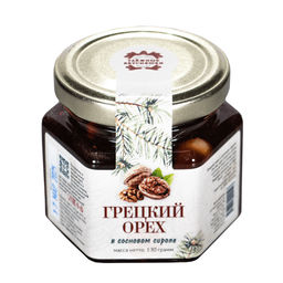 Грецкий орех в сосновом сиропе 130 г.