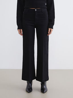 Wideleg Kad?n Jean Pantolon