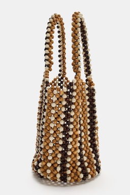 BOLSO DE HOMBRO CUENTAS / Multicolor - Zara фото 4
