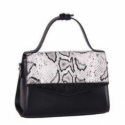 Сумка 23010G black white Vitelli Grassi