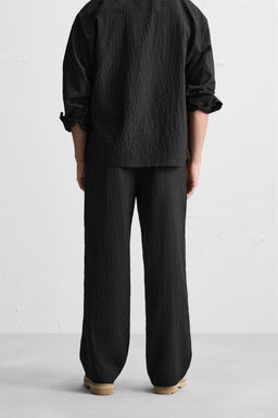 STRIPED MODAL BLEND TROUSERS - Zara фото 3