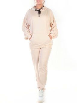 Y314 BEIGE Спортивный костюм женский (100% хлопок) - Fashion фото 2