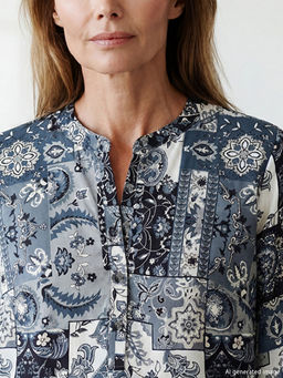 Hakim Yaka Desenli Kad?n Tunik