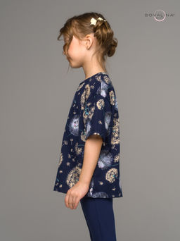 Костюм Мун ежик с одуванчиком-индиго - Sovalina фото 13