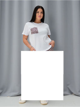 Кофта от Пижама "Милашка" пудровая роза с шортами