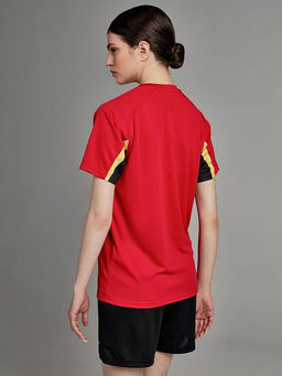 Футбольная форма KELME Short-Sleeved Football Suit (Red/Black)