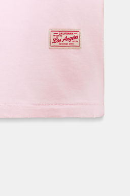 CAMISETA OVERSIZE BOLSILLO / Rosa - Zara фото 4