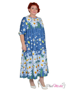 Платье Модель №1502 размеры 44-84 - Plusmoda фото 4