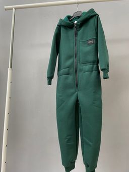 Футер 3х нитка С НАЧЕСОМ комбинезон с капюшоном - Knitka wear фото 5