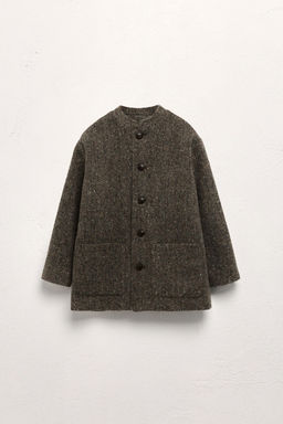 2-5 YEARS / LIMITED EDITION WOOL STAND COLLAR COAT