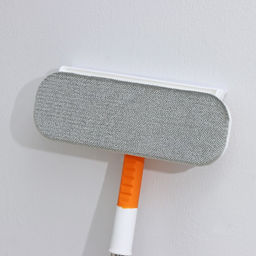 Щётка для окон Raccoon, телескопическая нержавеющая ручка 77(123) см, силиконовый сгон 22 см, велюровая насадка 227 см, цвет МИКС - Simaland фото 8