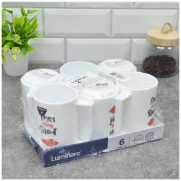 Набор кружек QUEEN&MRS RIGHT 6шт 380мл