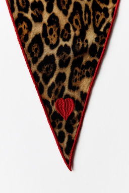 ANIMAL PRINT EMBROIDERED BANDANA - Zara фото 6