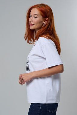 8580 футболка оверсайз женская - Натали фото 13