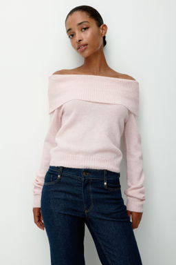Jersey off-the-shoulder - H&m фото 6