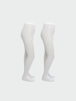 K?z ?ocuk ?nce K?lotlu ?orap 2li