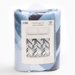 Покрывало Этель 2 сп Blue iceberg, 180х2105 см, микрофибра  фото 4