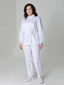 25231 Жакет белый - Dizzyway фото 2