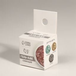 Гель лак для ногтей, с блёстками, трехфазный, 8 мл, LED/UV, розовый