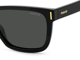 Солнцезащитные очки POLAROID PLD 6186/S Чёрный, унисекс