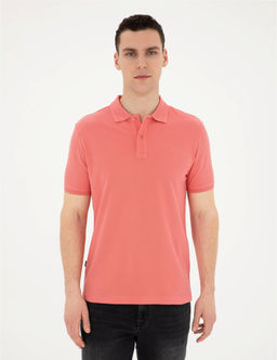 Pembe Slim Fit Basic Ti__rt