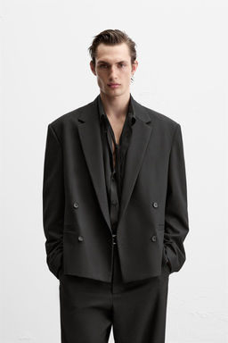 CROPPED FIT VISCOSE BLAZER - Zara фото 2