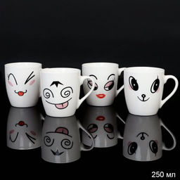 Кружка 250 мл Смайлик / S036 /уп 12/96/белый - Галеонтрейд фото 4