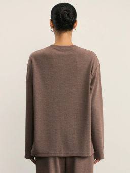 Лонгслив свободного кроя / Zarina  фото 4