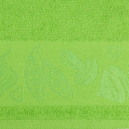 Полотенце кухонное махровое, набор 3шт: 35х60см, гладкокрашенное, 350г/м2, салатовый/фуксия/коричневый (Россия)