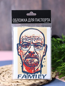 ОБЛОЖКА ДЛЯ ПАСПОРТА "FAMILY", плотность 600 мкм