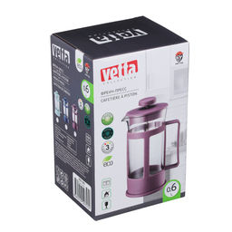 Френч-пресс, пластик, 600 мл "Амели", 3 цвета, арт. 850-180