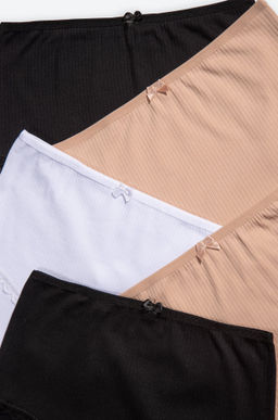 Женские трусы-слипы в рубчик 5 шт. Nicoletta  фото 6