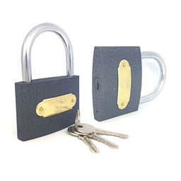 Замок навесной 32мм серый "Самир"