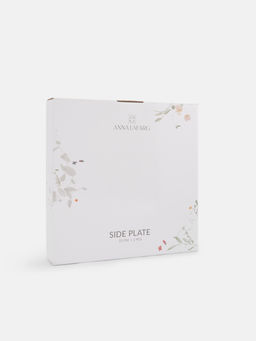 Тарелка закусочная, 21 см, 2 шт, фарфор N, белая, Цветы и листья, Primrose - Anna lafarg фото 9