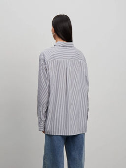 Рубашка в полоску - Emka фото 4