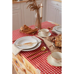Скатерть Этель Bakery house 220х147 см, 100% хлопок, репс 210 г/м2  фото 3