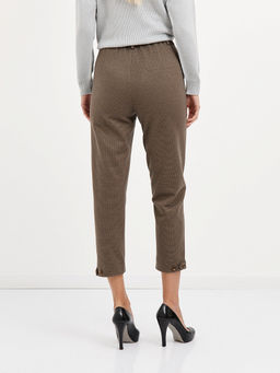 брюки женские укороченные с узором гусиной лапкой - Glenfield фото 6